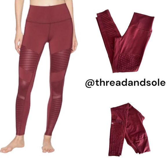 ALO Yoga Pants - Alo High-Waist Moto Legging